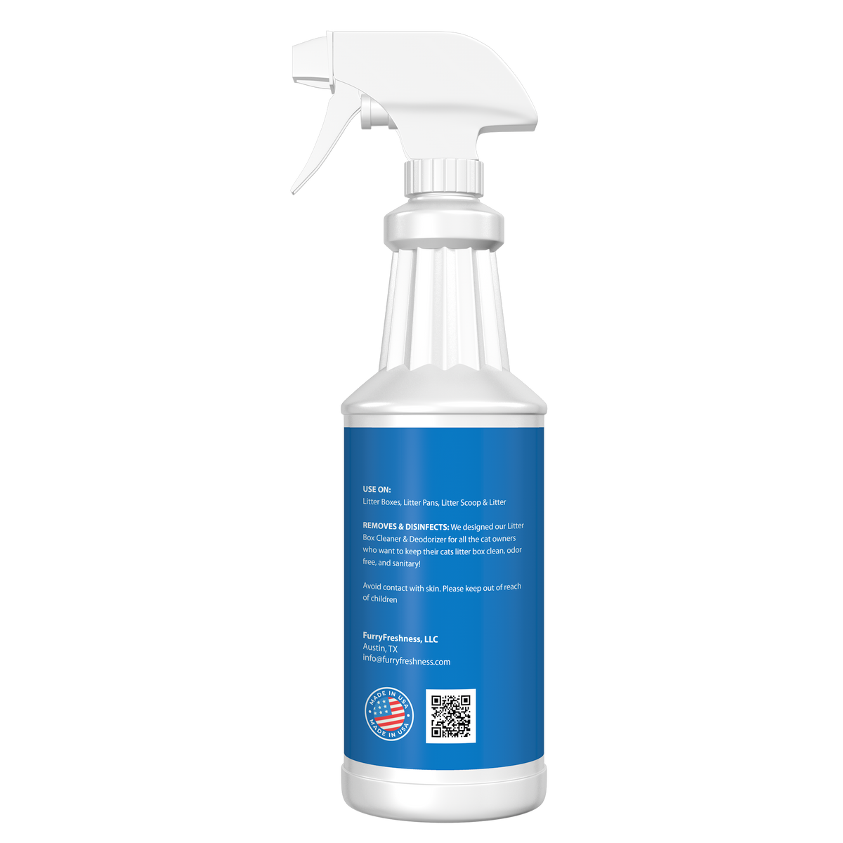 NEW! Litter Box Cleaner & Deodorizer 16oz Bottle