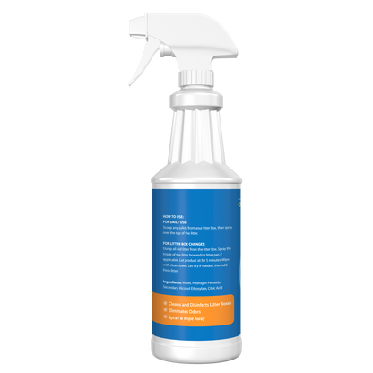 NEW! Litter Box Cleaner & Deodorizer 16oz Bottle