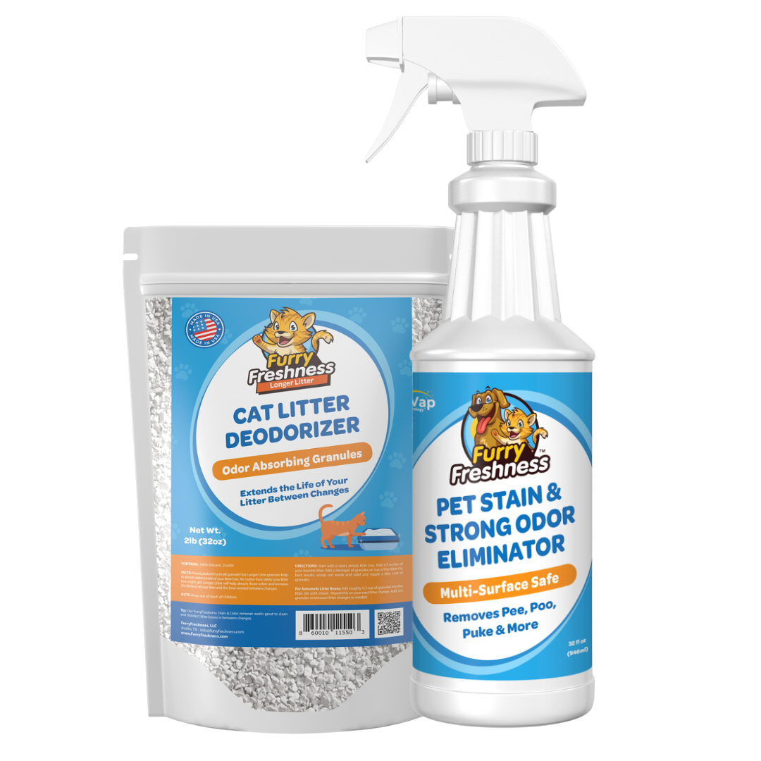 Stain & Odor Eliminator 32oz + Litter Box Odor Eliminator
