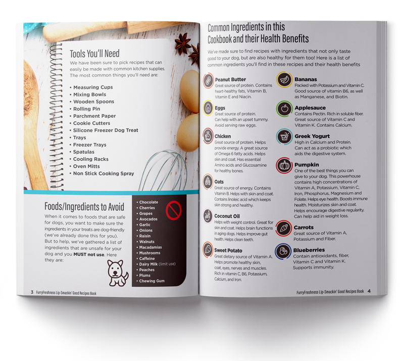 Gift- FurryFreshness 50 Lip Smackin' Good Treat Recipes