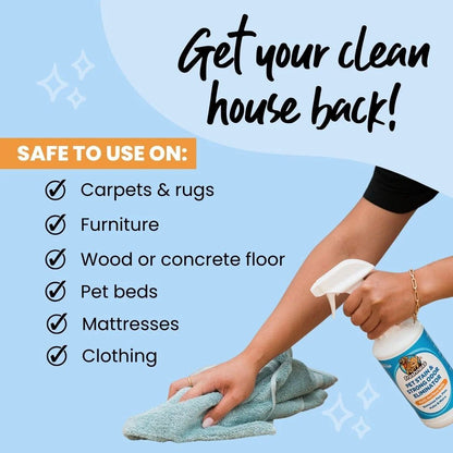 Stain & Odor Eliminator Spray Bottle Options